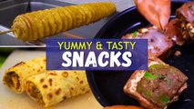 Yummy & Tasty Snacks Recipes _ Potato Tornado _ Paneer Tikka