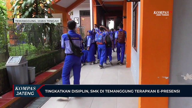 Tingkatkan Disiplin, SMK di Temanggung Terapkan E-Presensi