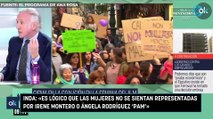 Inda: «Es lógico que las mujeres no se sientan representadas por Irene Montero o Ángela Rodríguez 'Pam'»