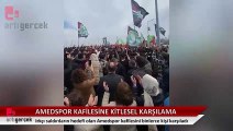 Diyarbakır'da Amedspor kafilesine kitlesel karşılama