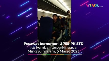 Penumpang Panik Mesin Pesawat Super Jet Air Keluarkan Suara