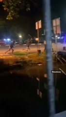 VIRAL. Sejumlah Remaja Kejar-kejaran Sambil Bawa Parang di Banjarmasin, Warganet Geram