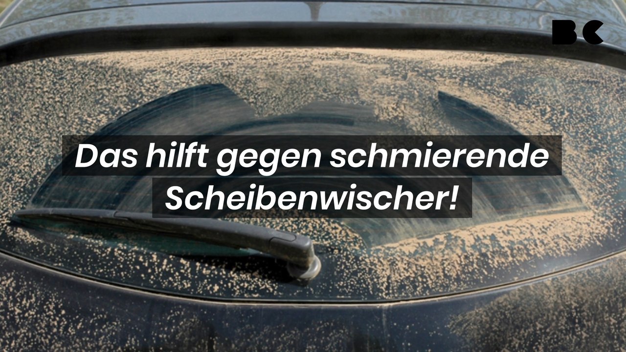Wieder klare Sicht: Das hilft gegen schmierende Scheibenwischer!