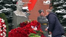 تجمع هواداران حزب کمونیست روسیه به مناسبت هفتادمین سالمرگ ژوزف استالین