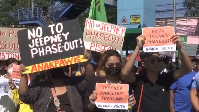 El gobierno filipino exige modernizar los emblemáticos jeepney