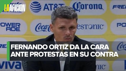 Fernando Ortiz tras derrota del América: 'La afición puede manifestarse; el entrenador soy yo'