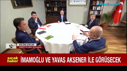 Flaş gelişme... İmamoğlu ve Yavaş, Akşener'le görüşüyor
