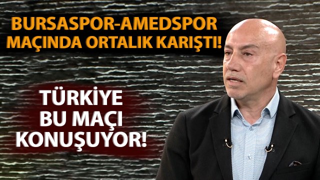Bursaspor - Amedspor Maçında Ortalık Karıştı! Erdal Aksünger'den Çarpıcı Amedspor Yorumu