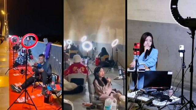 Ces streameurs chinois réunis en pleine rue intriguent la toile