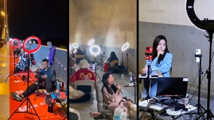 Ces streameurs chinois réunis en pleine rue intriguent la toile
