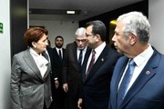 İBB Genel Başkanı İmamoğlu ve ABB Başkanı Yavaş, İYİ Parti Genel Başkanı Akşener'i ziyaret etti