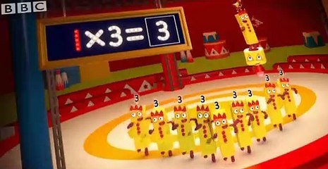 Numberblocks Numberblocks S08 E004 Circus of Threes
