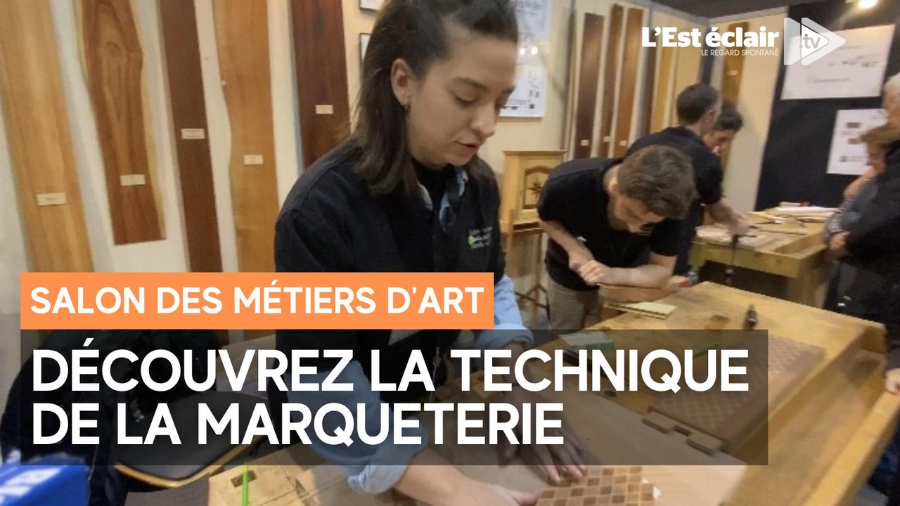 La technique de la marqueterie au Salon des métiers d'art