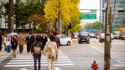 Seoul time-lapse video HDR