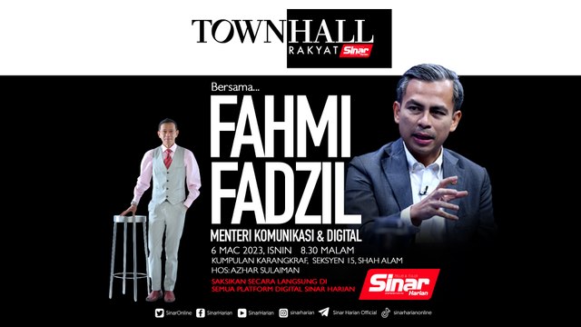 [LIVE] Town Hall Rakyat Bersama Fahmi Fadzil