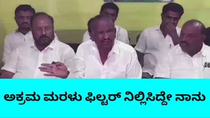 ಅಕ್ರಮ ಫಿಲ್ಟರ್ ಮರಳು ದಂಧೆ ನಿಲ್ಲಿಸಿದ್ದೆ ನಾನು - ಸಚಿವ ಎಂಟಿಬಿ