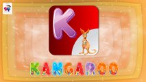 ABC Flashcards for Toddlers | Babies First Words & ABCD Alphabets Learn Letter K-@RHEntertainments ​