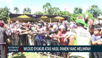 Gebyar Gunungan Hasil Bumi, Ada Tumpeng Durian Setinggi 5 Meter