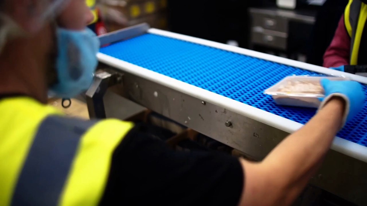 Visit to Cook in Sittingbourne - packaging and sealing team member Tom Bullock
