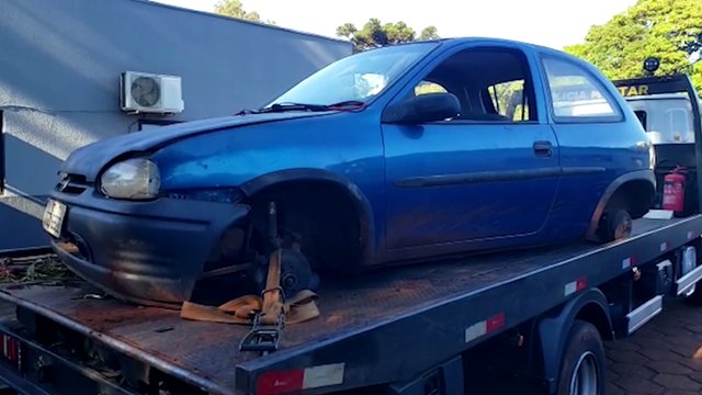 Corsa que foi furtado em Santa Tereza do Oeste é encontrado no Jardim Melissa