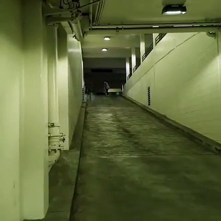 Skateboarder bombs a hill and breaks his leg