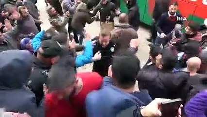 Amedsporlu futbolcular, alkışlarla karşılandı