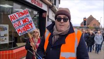 Watch ; Burgess Hill roads and pavements protest interview