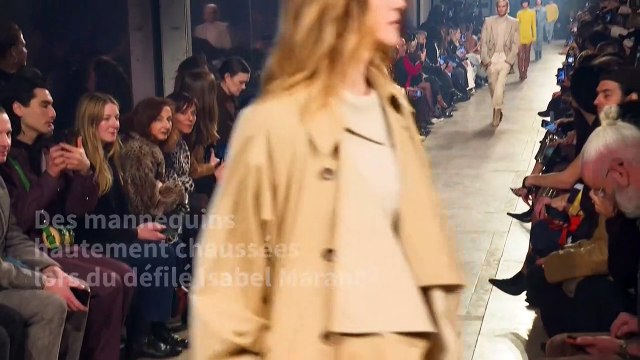 Semaine de la mode: cuissardes sexy et ambiance festive chez Isabel Marant