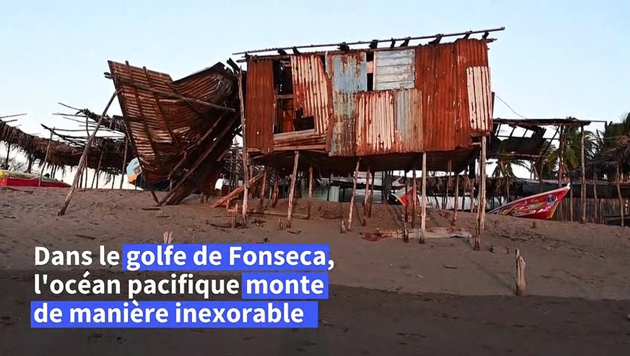 Changement climatique: le Pacifique à l'assaut des côtes au Honduras