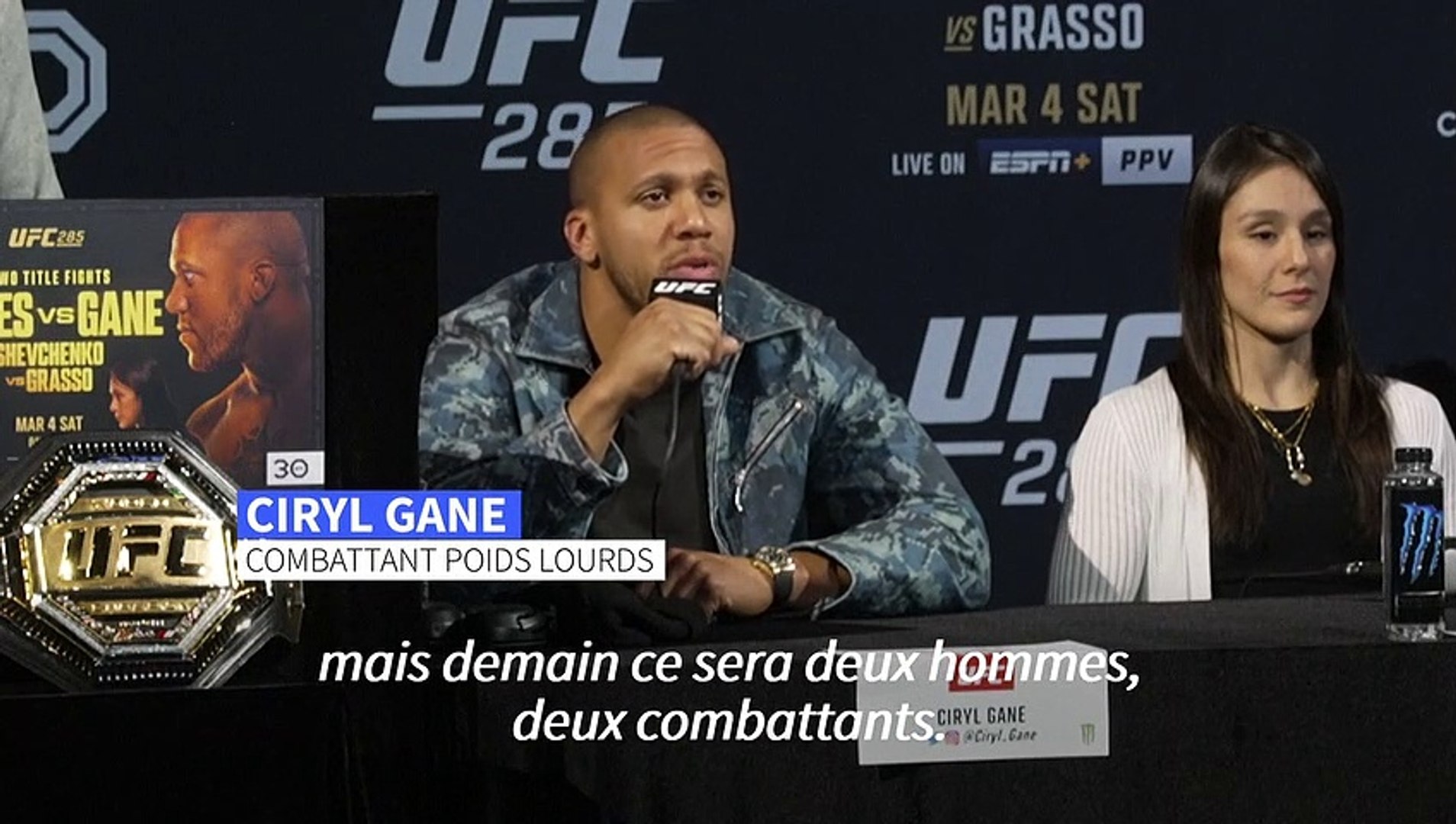 MMA : Ciryl Gane qualifie Jon Jones de "meilleur combattant de tous les  temps" - Vidéo Dailymotion