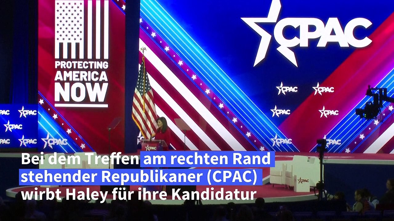 Trump-Herausforderin Haley umwirbt rechten Rand der Republikaner