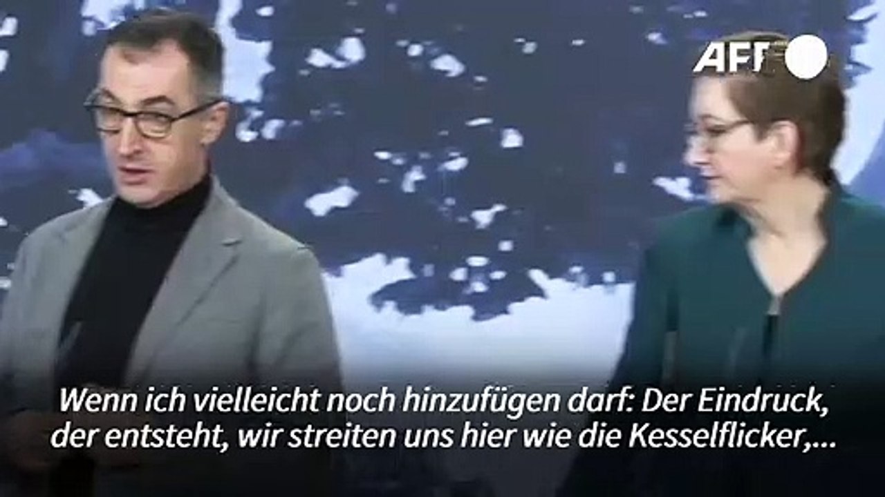 Özdemir: 'Wir streiten uns nicht wie die Kesselflicker'