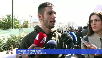 Manifestaciones en Grecia por la catástrofe ferroviaria que dejó 57 muertos