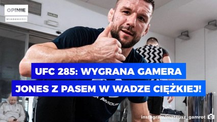UFC 285:  Wygrana Gamera, Jon Jones z pasem wagi ciężkiej! FLESZ