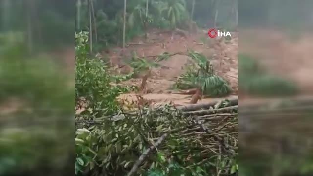 Endonezya'da toprak kayması felaketi: 11 ölü, 50 kayıp