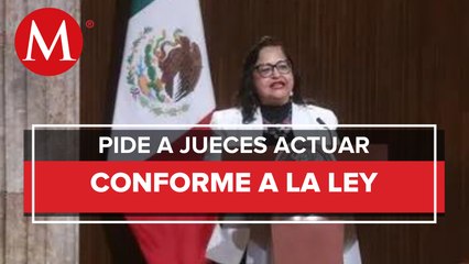 Presidenta de la Corte llama a juzgadores a ser "guardianes de la Constitución"