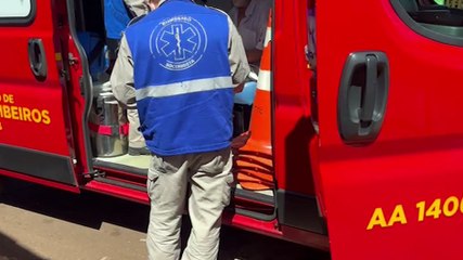 Idoso fica ferido enquanto utilizava serra mármore