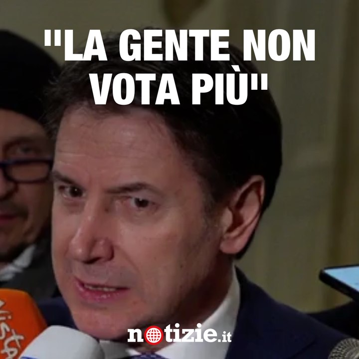 Conte: "Il Movimento 5 Stelle deve fare di tutto per recuperare la fiducia di chi non va più a votare"