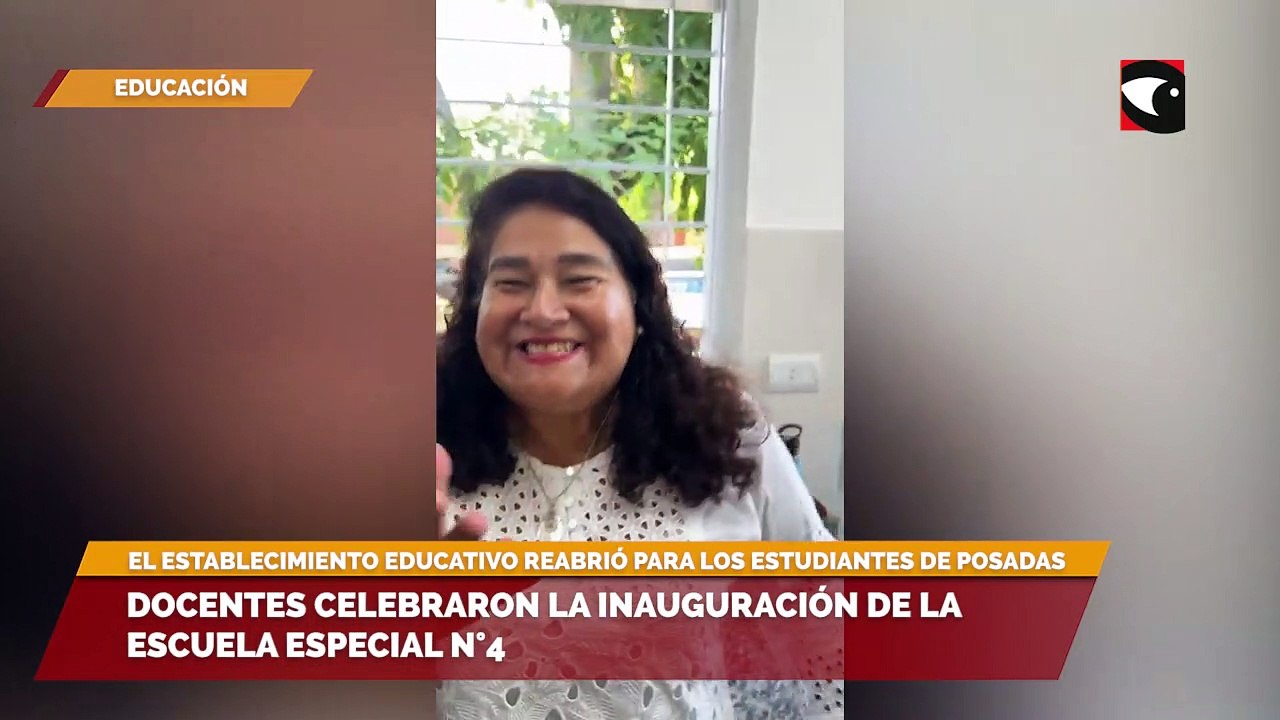 Docentes celebraron la inauguración de la Escuela Especial N°4