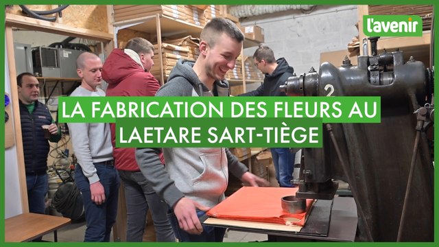 400 000 fleurs préparées par les Fleuristes sartois pour le laetare