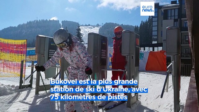Ukraine : oublier la guerre dans la station de ski de Bukovel