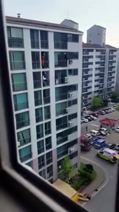 Un pompier utilise une technique brutale mais réglementaire pour empêcher une femme de se suicider