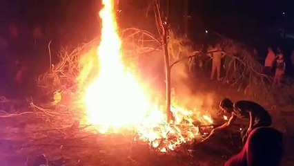 होली दहन के साथ शुरू हुआ रगों का पर्व