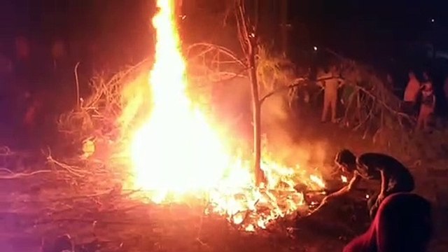 होली दहन के साथ शुरू हुआ रगों का पर्व