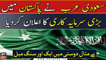 Saudi Arabia Announced Big Investment in Pakistan