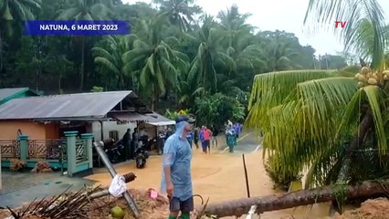 Penampakan Longsor di Pulau Serasan Natuna, Korban Jiwa 10 Orang