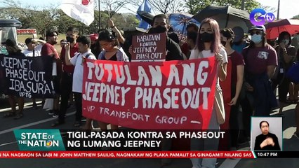 Tigil-Pasada, bigong maparalisa ang transportasyon -- MMDA at Malacañang | SONA