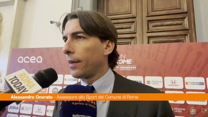 Roma, Onorato "Maratona grande evento che attira il 50% di stranieri"