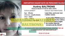 Disparition d’Audrey Baltrons : ces sms très inquiétants envoyés juste avant