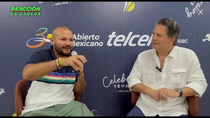 Hablando con Álvaro Falla, director del Abierto Mexicano de Tenis
